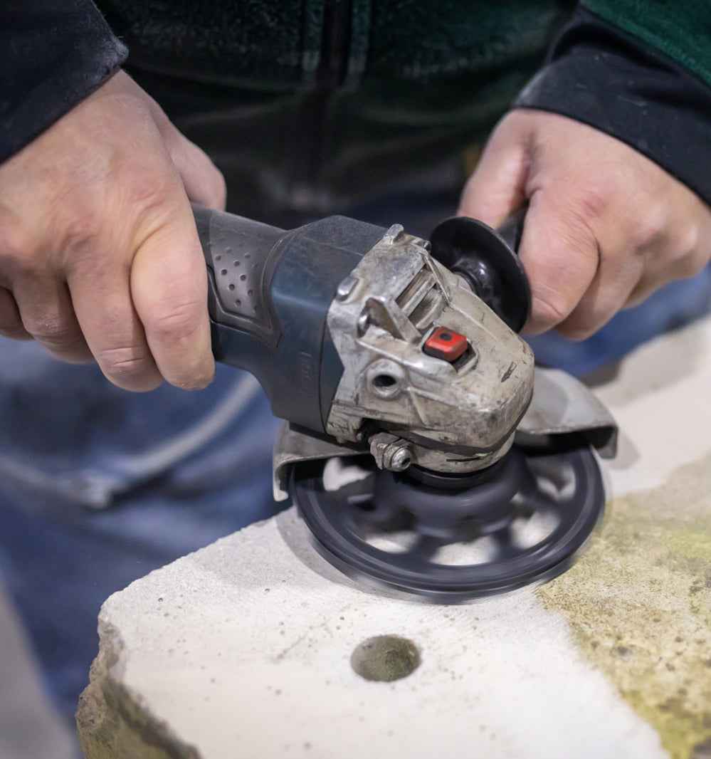 Sichel-Diamantschleiftopf 125 / 180 mm Durchmesser