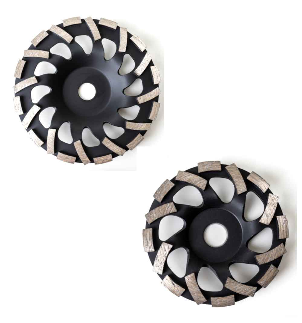 Sichel-Diamantschleiftopf 125 / 180 mm Durchmesser