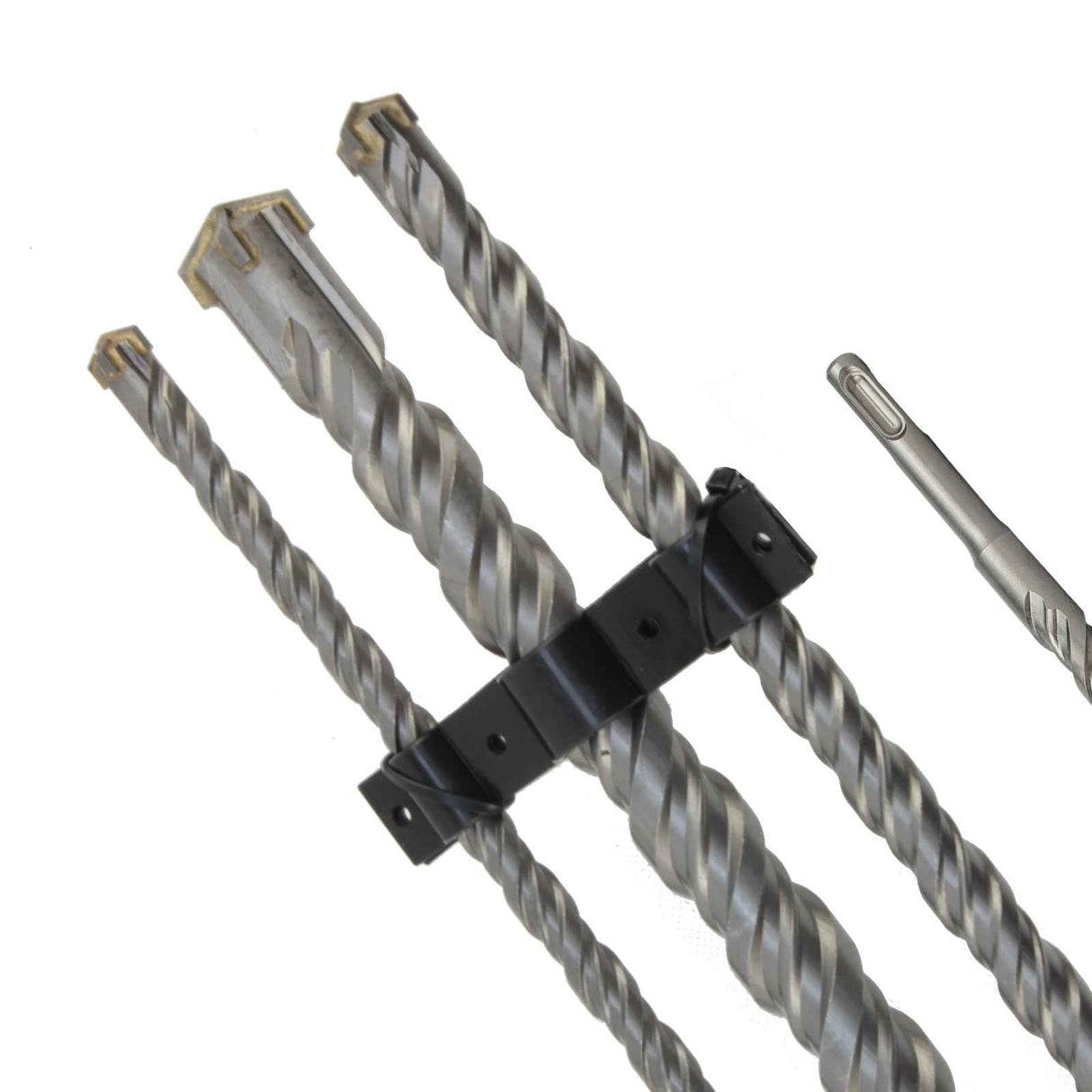 SDS Plus Bohrer Set 12-16-24 x 1000 mm Doppelwendel 3-teilig vierschneidig