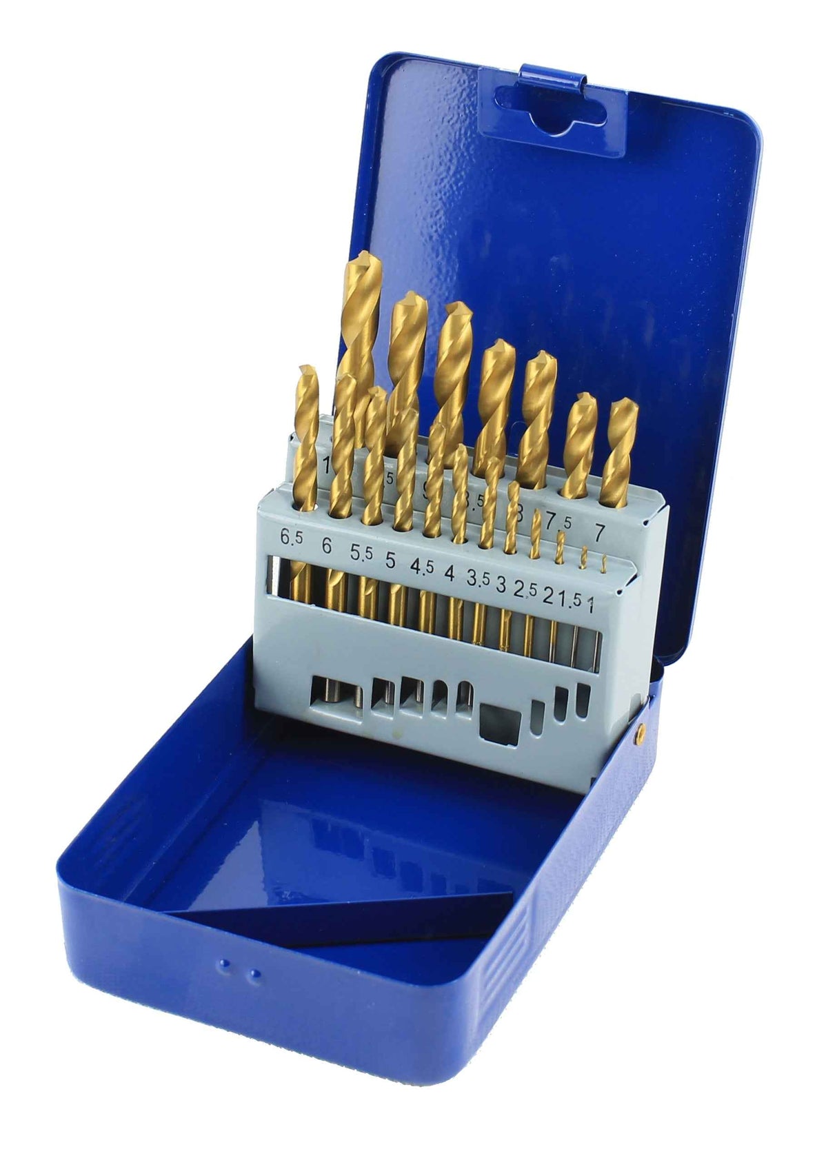 Spiralbohrer Set HSS-TiN Durchmesser 1-10 mm