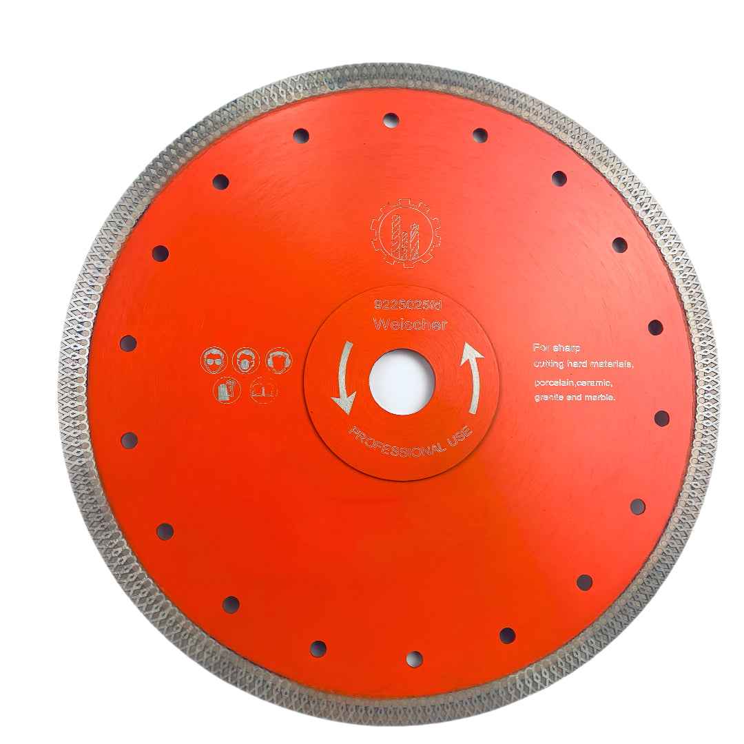 Diamanttrennscheibe Fliese 115 - 350 mm Durchmessser mit verschiedenen Bohrungen