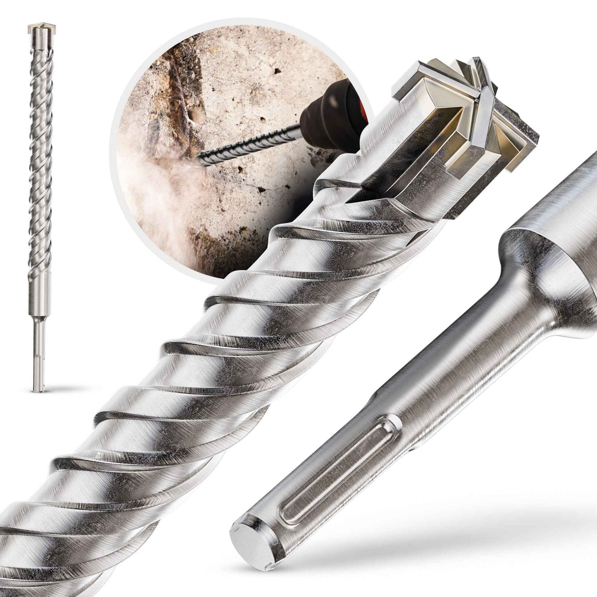 SDS-Plus Bohrer mit Kreuzschneide und Doppelwendel