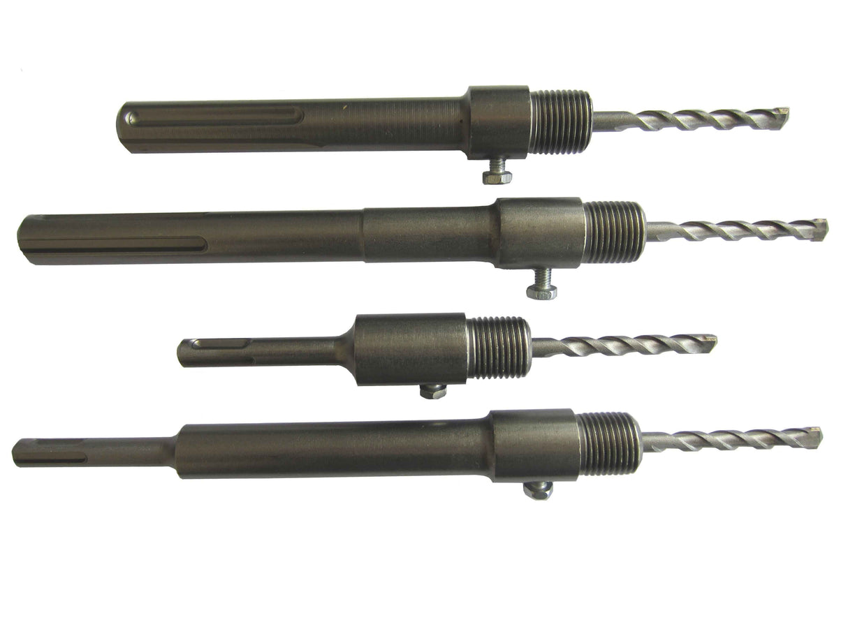 Bohrkrone für Bohrhammer Durchmesser 30 - 160 mm mit SDS-Plus Aufnahmeschaft in verschiedenen Längen und M22 Gewinde.