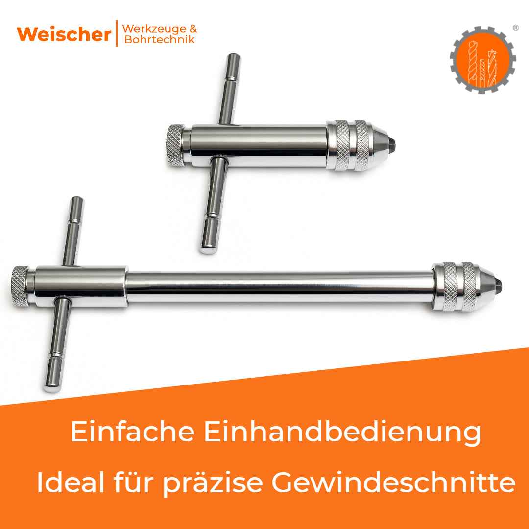 Werkzeughalter für Gewindebohrer mit Ratsche