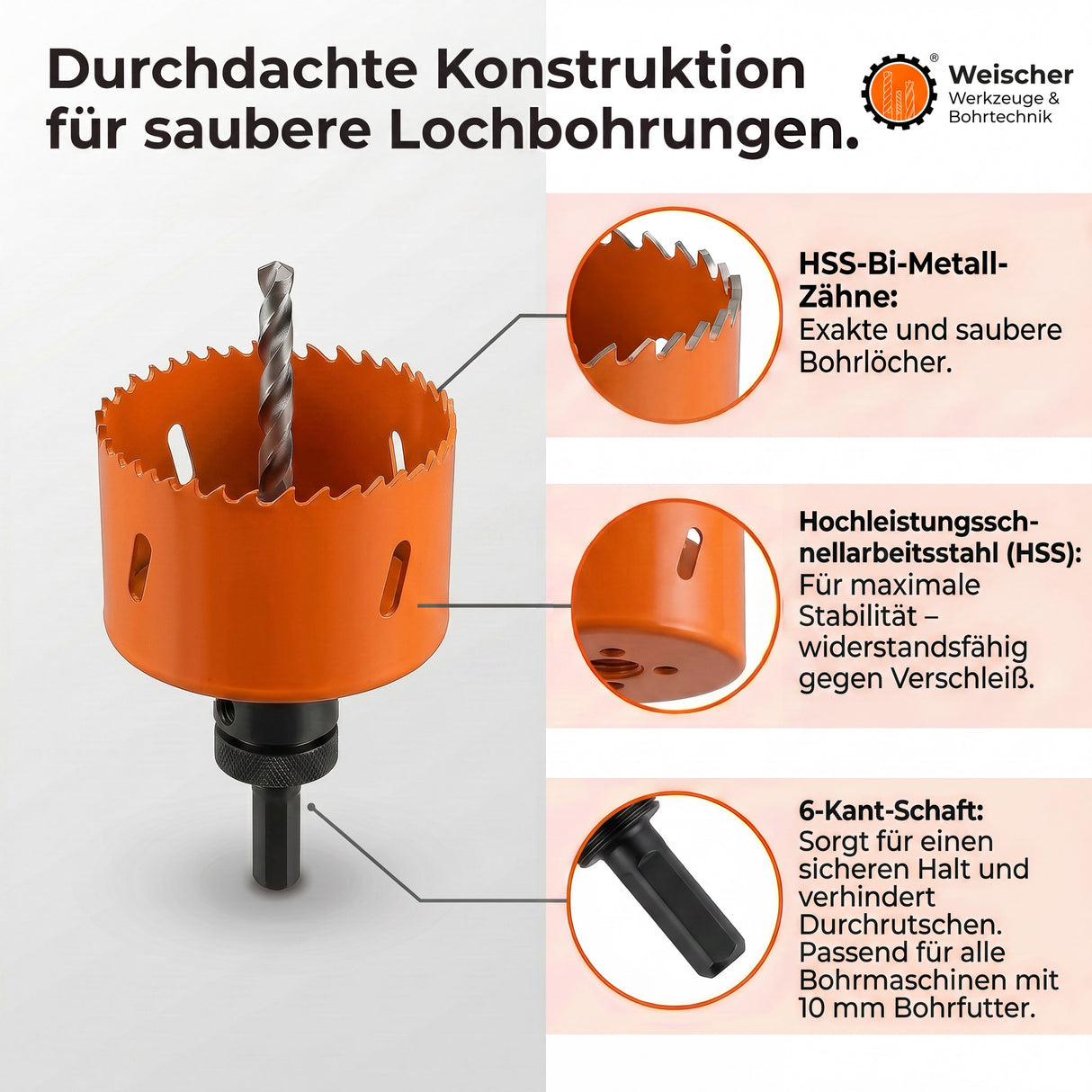 HSS Bi-Metall Lochsägen 14-210 mm Durchmessser