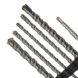 SDS Plus Bohrer Set 8-20 x 600 mm Doppelwendel 5-teilig vierschneidig