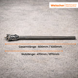 SDS Max Durchbruchbohrer Durchmesser 50 - 80 mm / Länge 600 und 1000 mm
