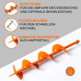 Erdbohrer 40 - 300 mm Durchmesser / 800 mm Länge