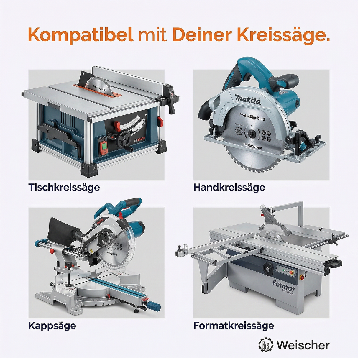 HM Kreissägeblatt 130 - 600 mm Durchmesser