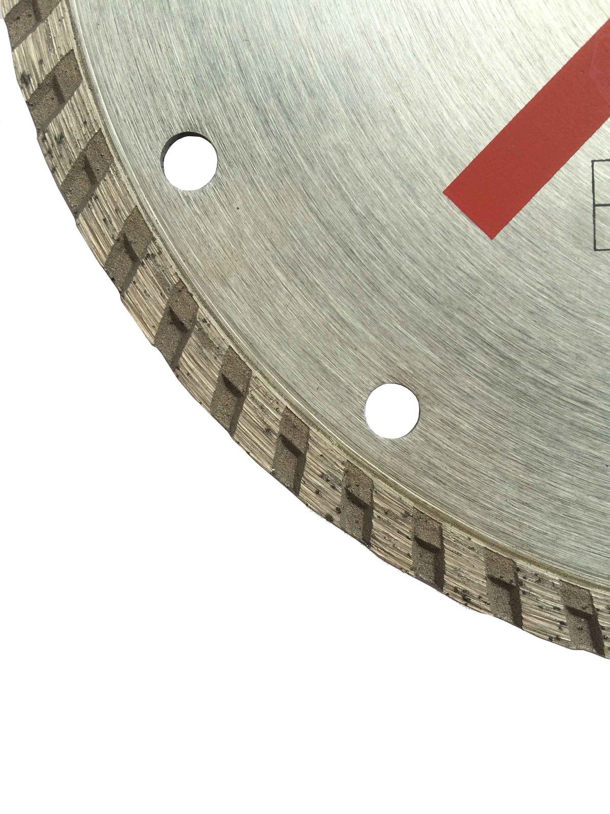 Diamanttrennscheibe Universal Turbo 110 - 230 mm Durchmessser mit 22,23 mm Bohrung - 110mm